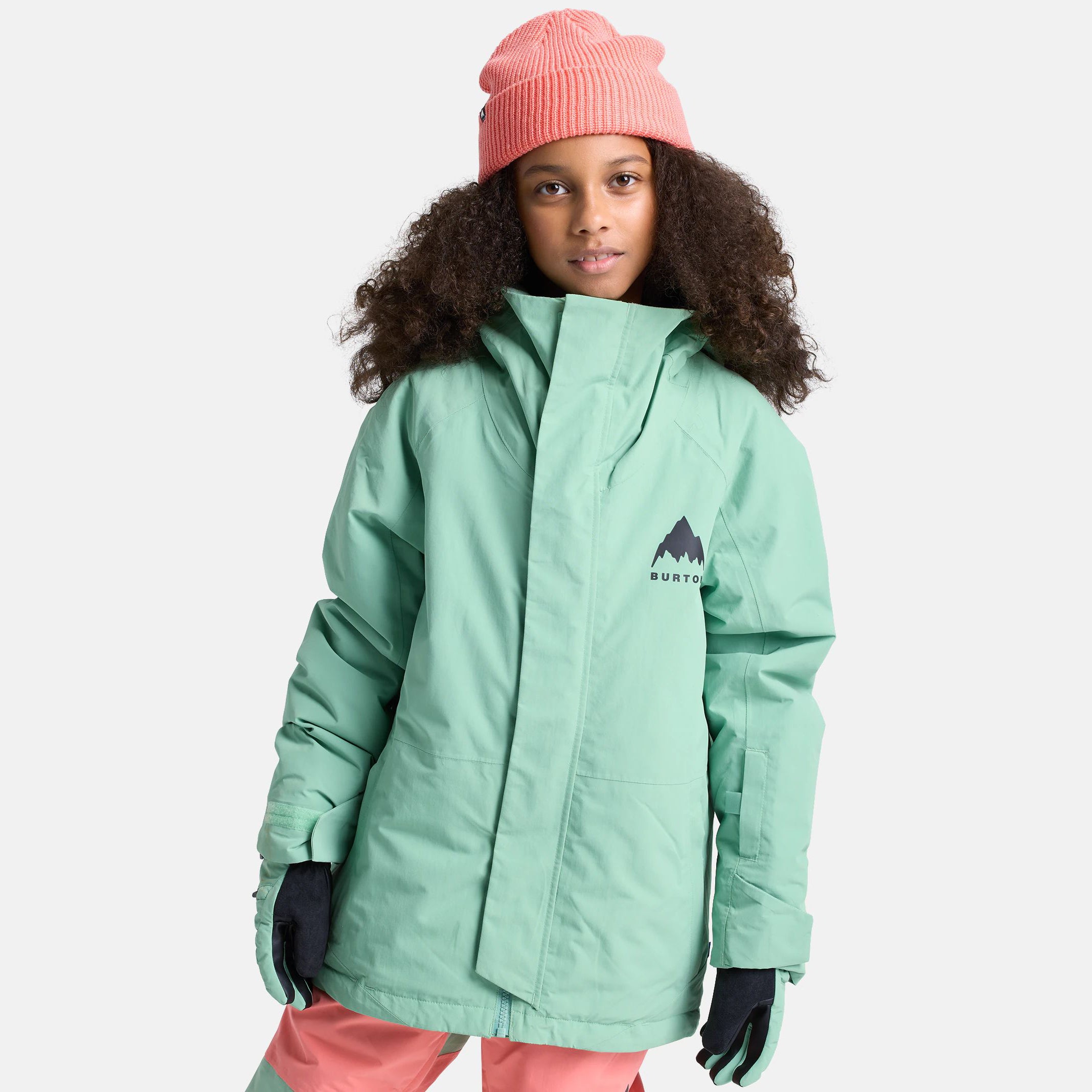 Boys & Girls Light Green Skimmer 2L Ski Jacket