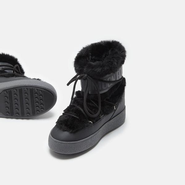 Girls Black "LTRACK" Boots