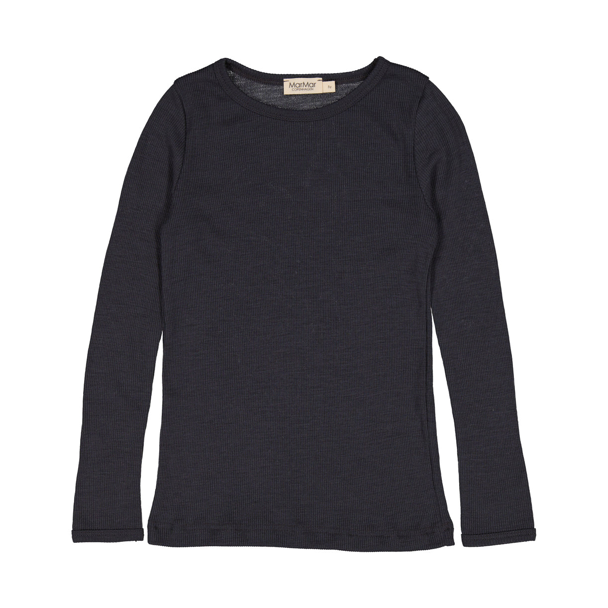 Boys & Girls Black Wool T-Shirt