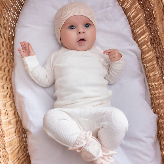 Baby Boys & Girls White Cotton Set