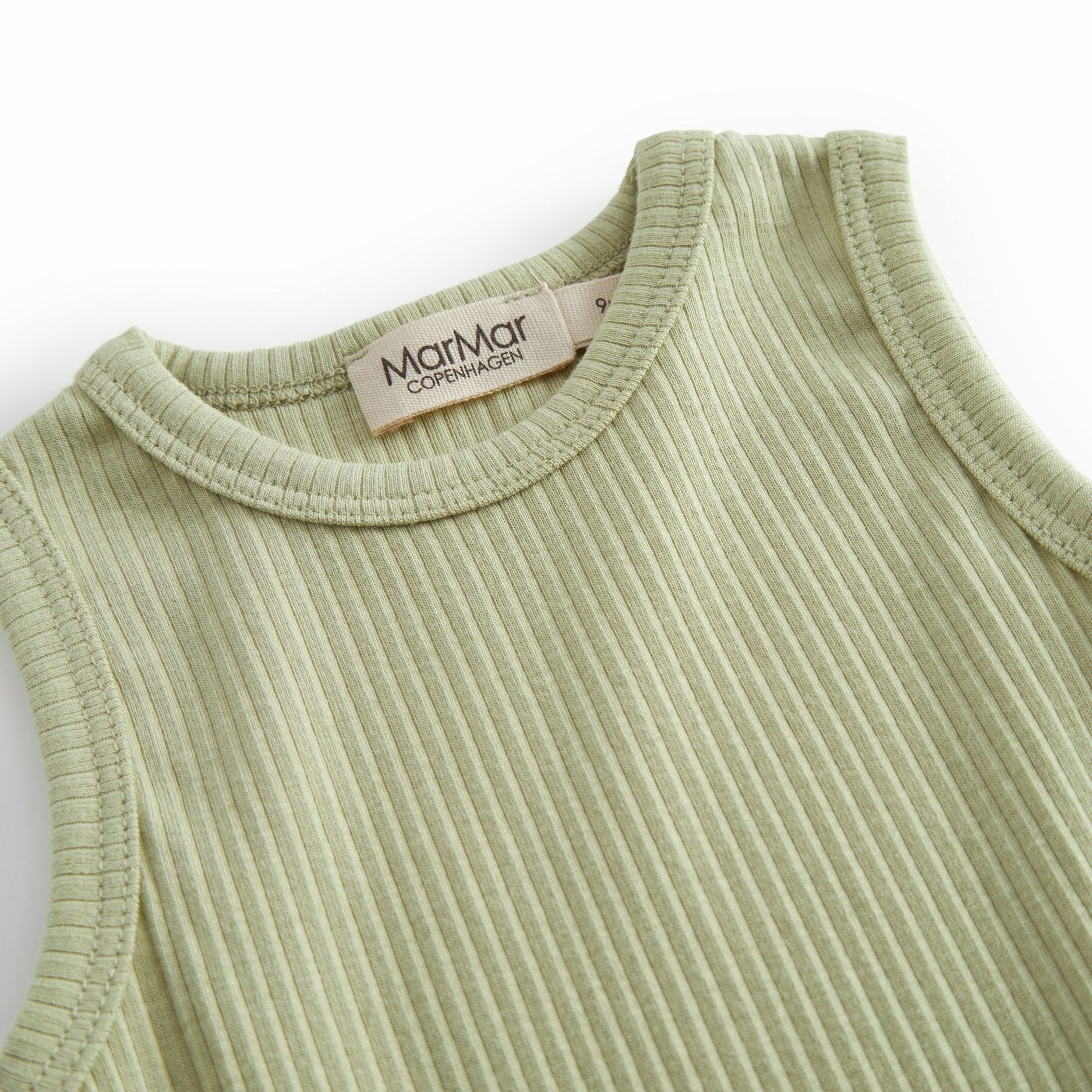 Baby Boys & Girls Light Green Cotton Babysuit