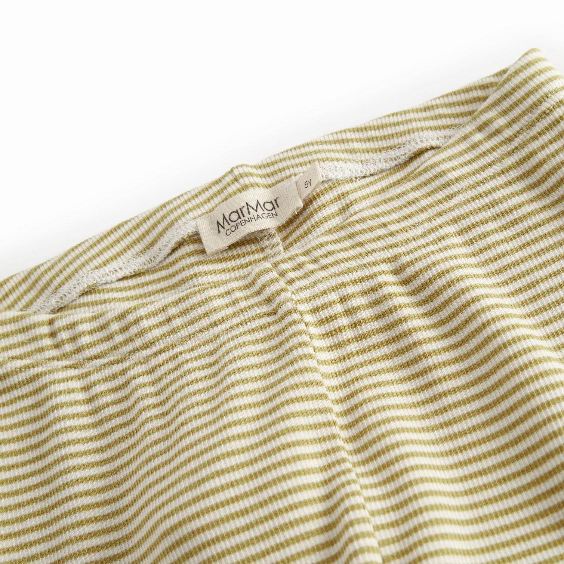 Boys & Girls Olive Stripes Leggings