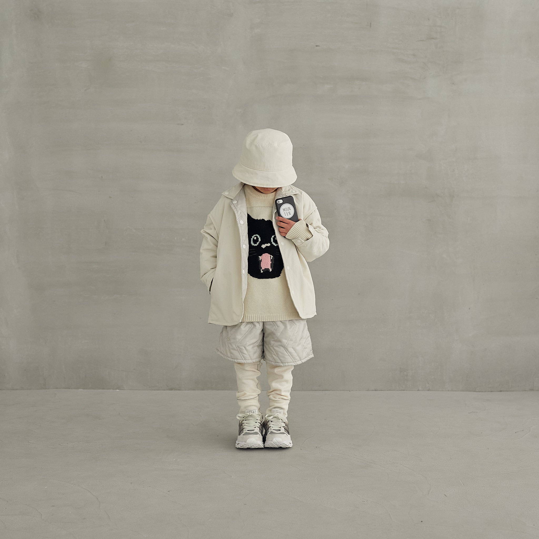 Boys & Girls White Reversible Jacket