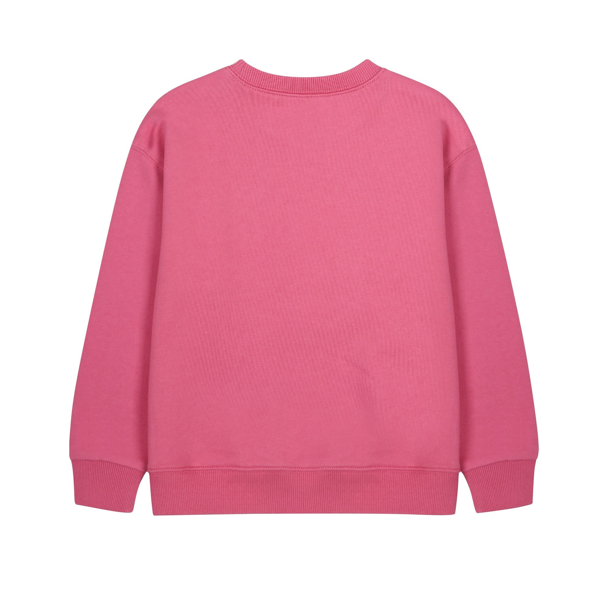 Boys & Girls Pink Printed Cotton Sweatshirt