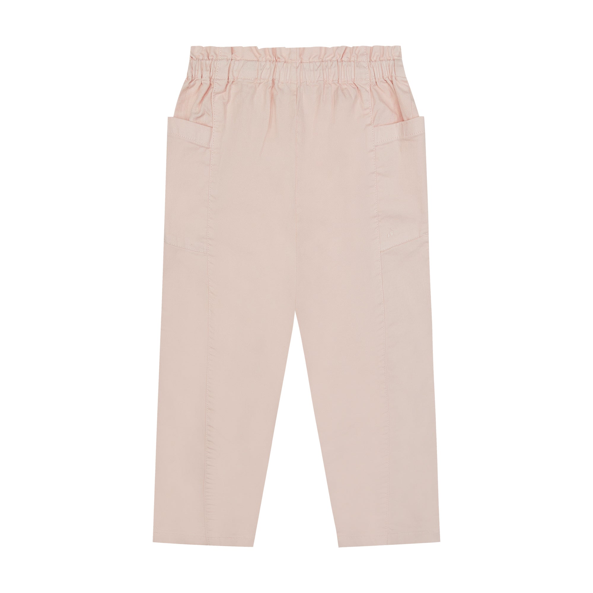 Girls Pink Cotton Trousers