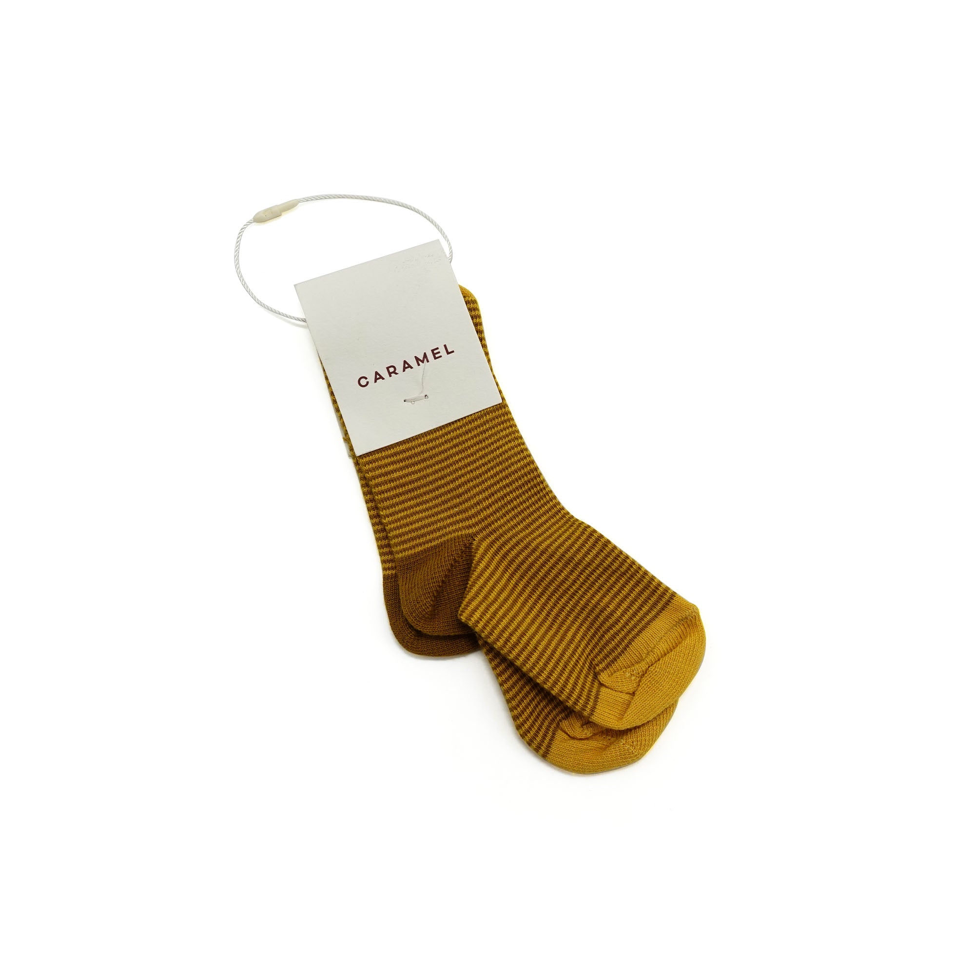 Boys & Girls Mustard Stripes Cotton Socks