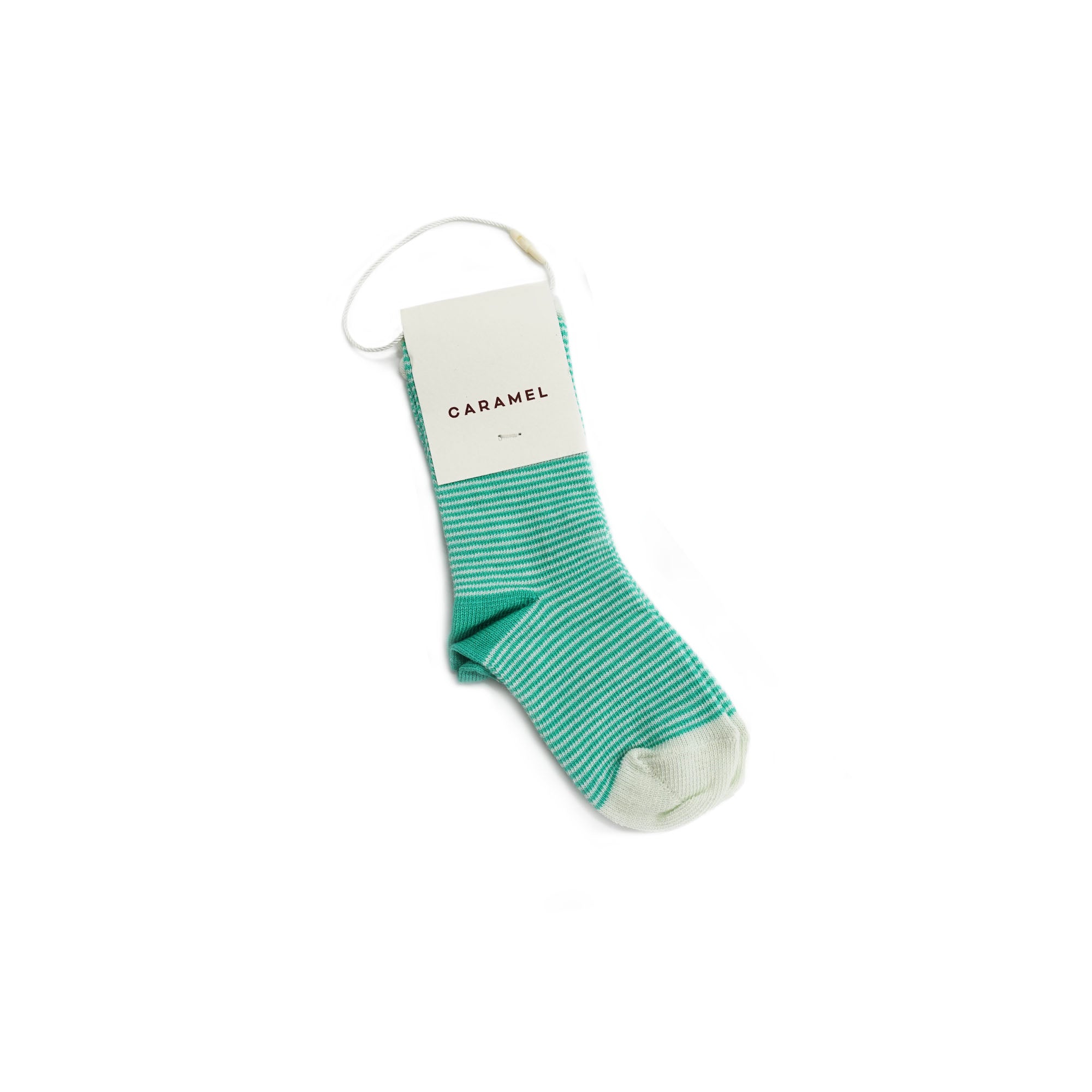 Boys & Girls Mint Stripes Cotton Socks