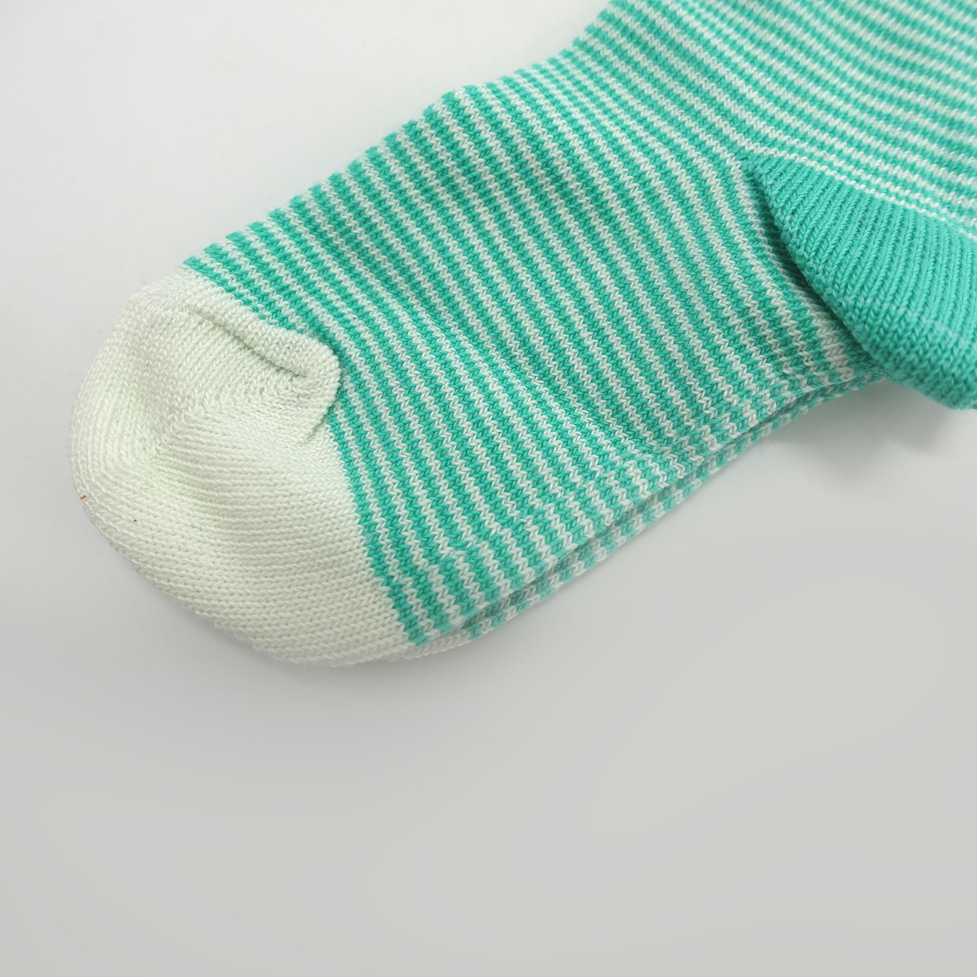 Boys & Girls Mint Stripes Cotton Socks