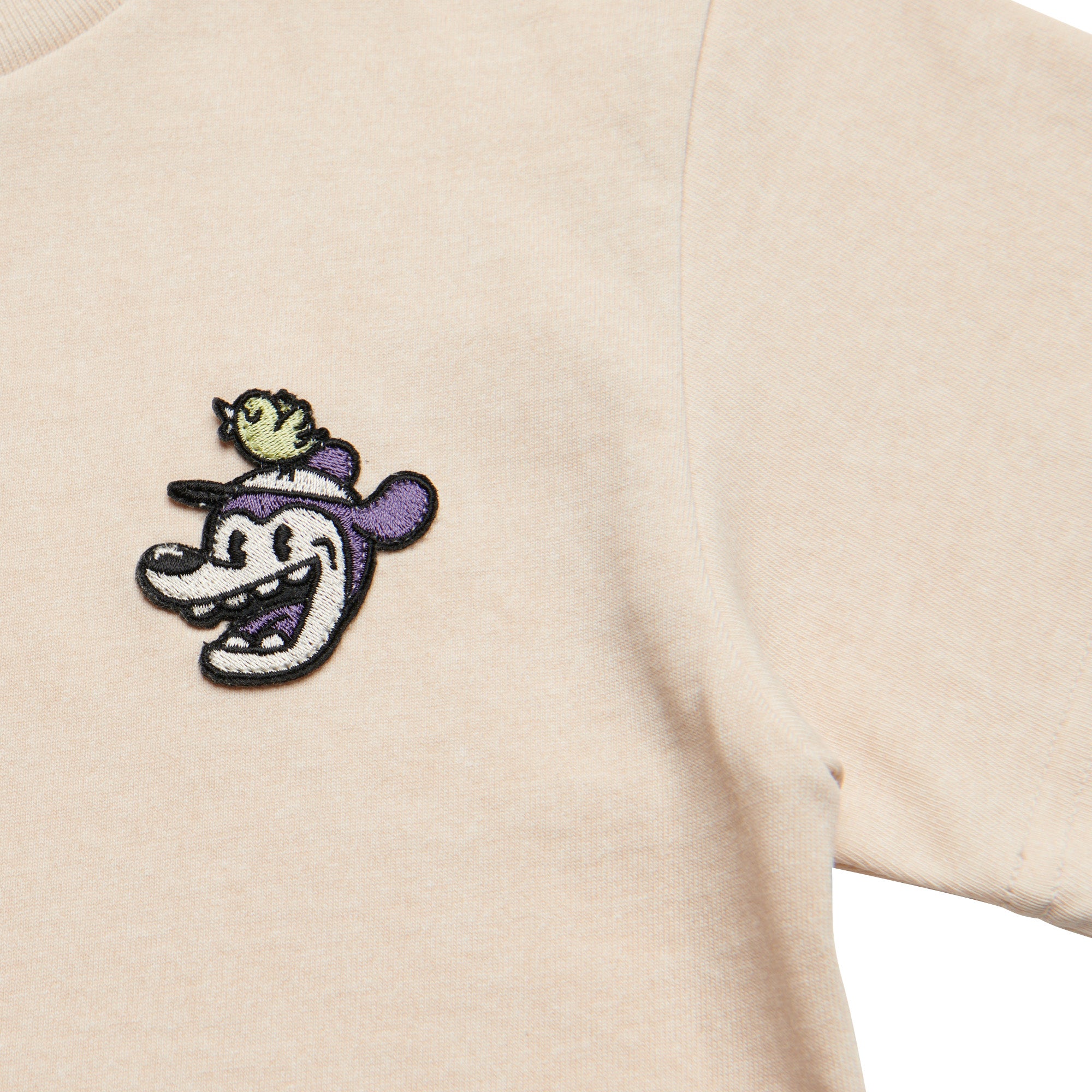 Boys & Girls Beige Cotton T-Shirt