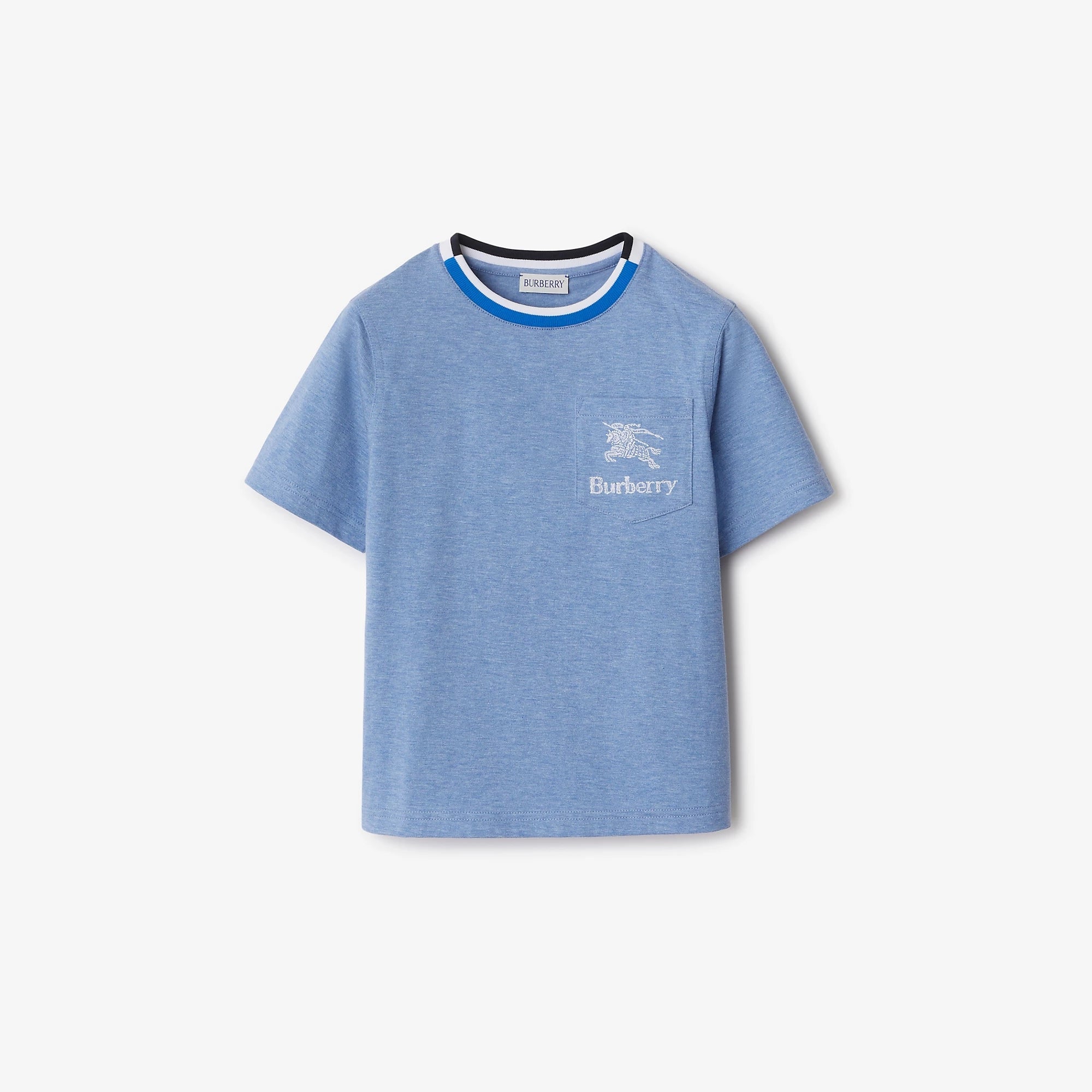 Boys Blue Cotton T-Shirt