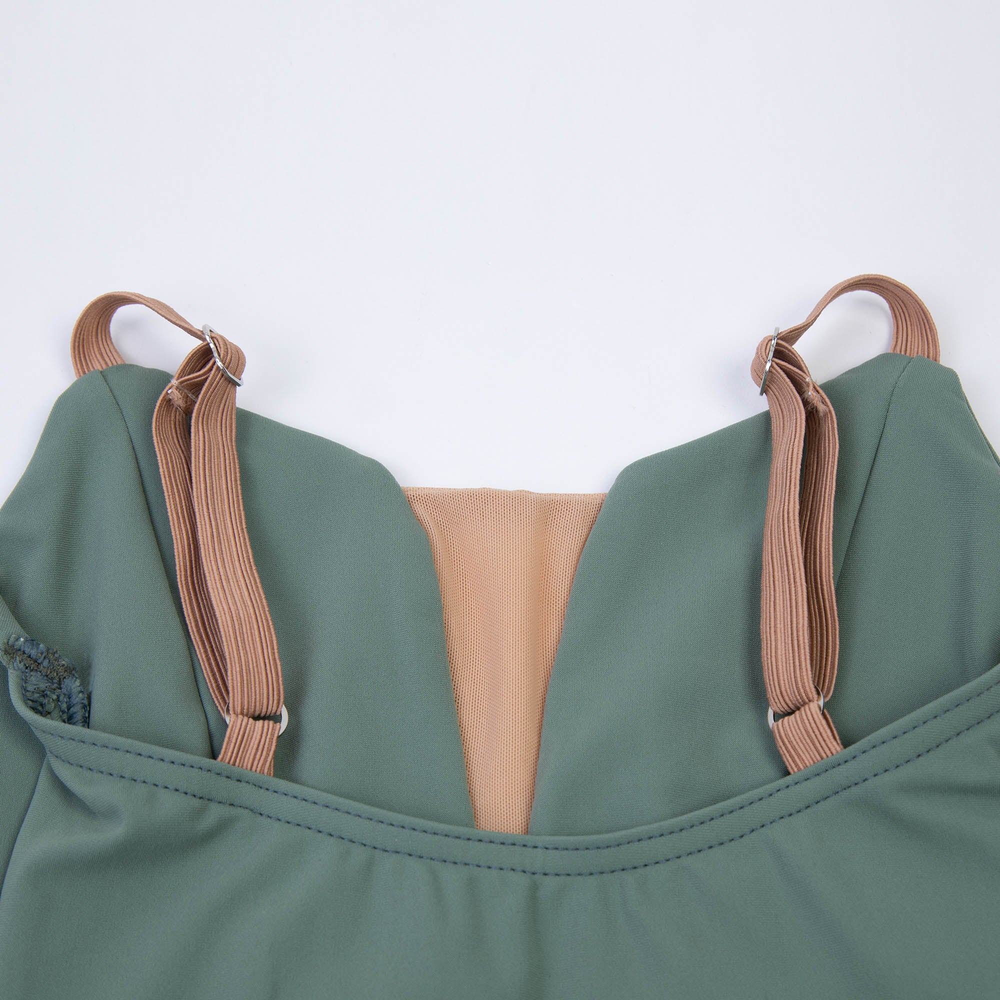 Girls Olive Ballet Onesies