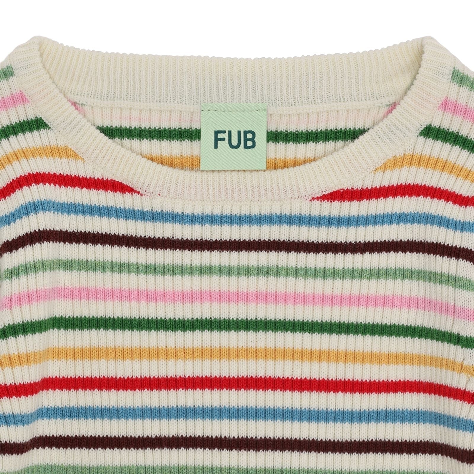 Boys & Girls Multicolor Stripes Cotton T-Shirt