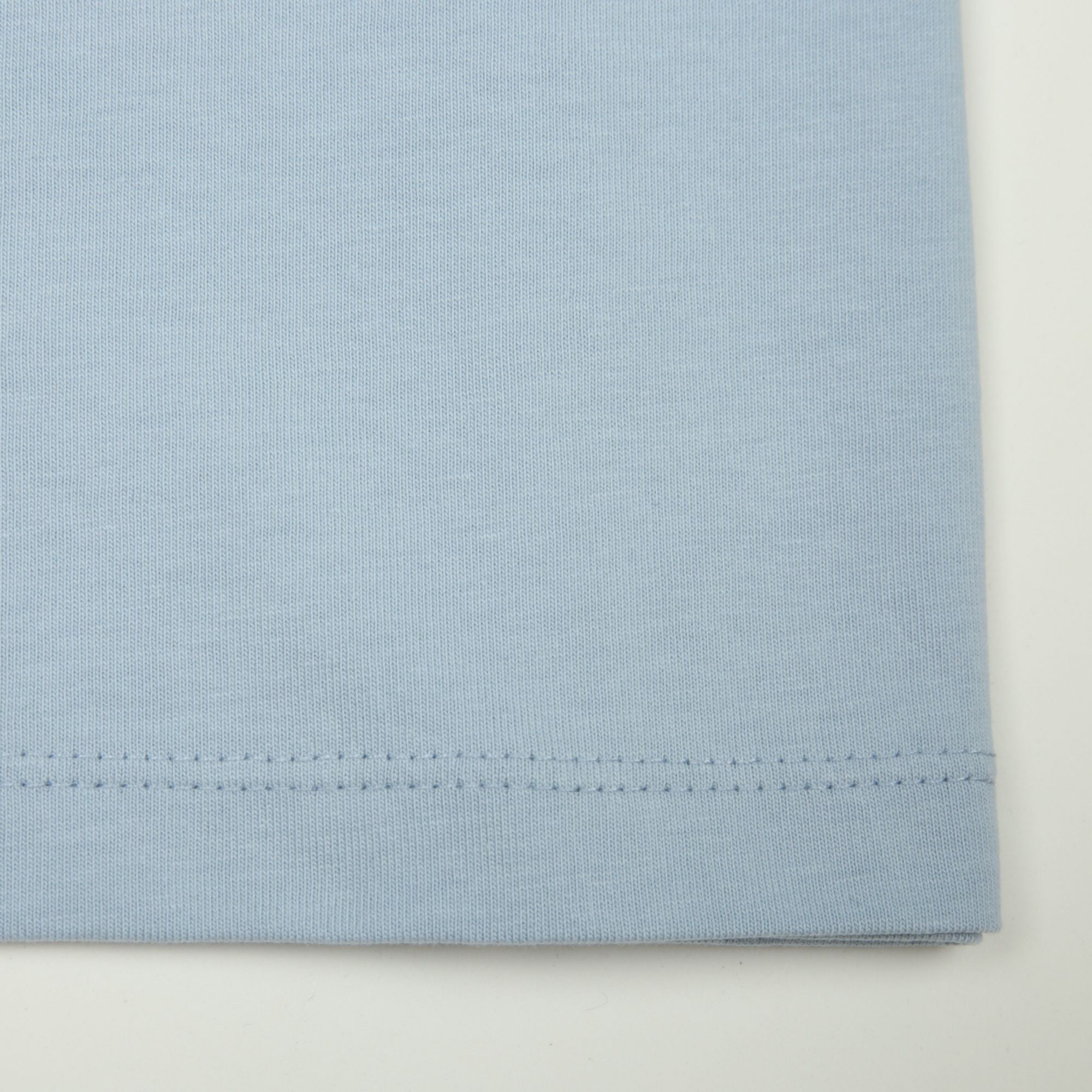 Boys & Girls Light Blue Logo Cotton T-Shirt