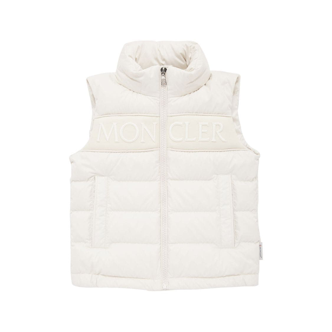 Girls White "RAFAEL" Padded Down Gilet