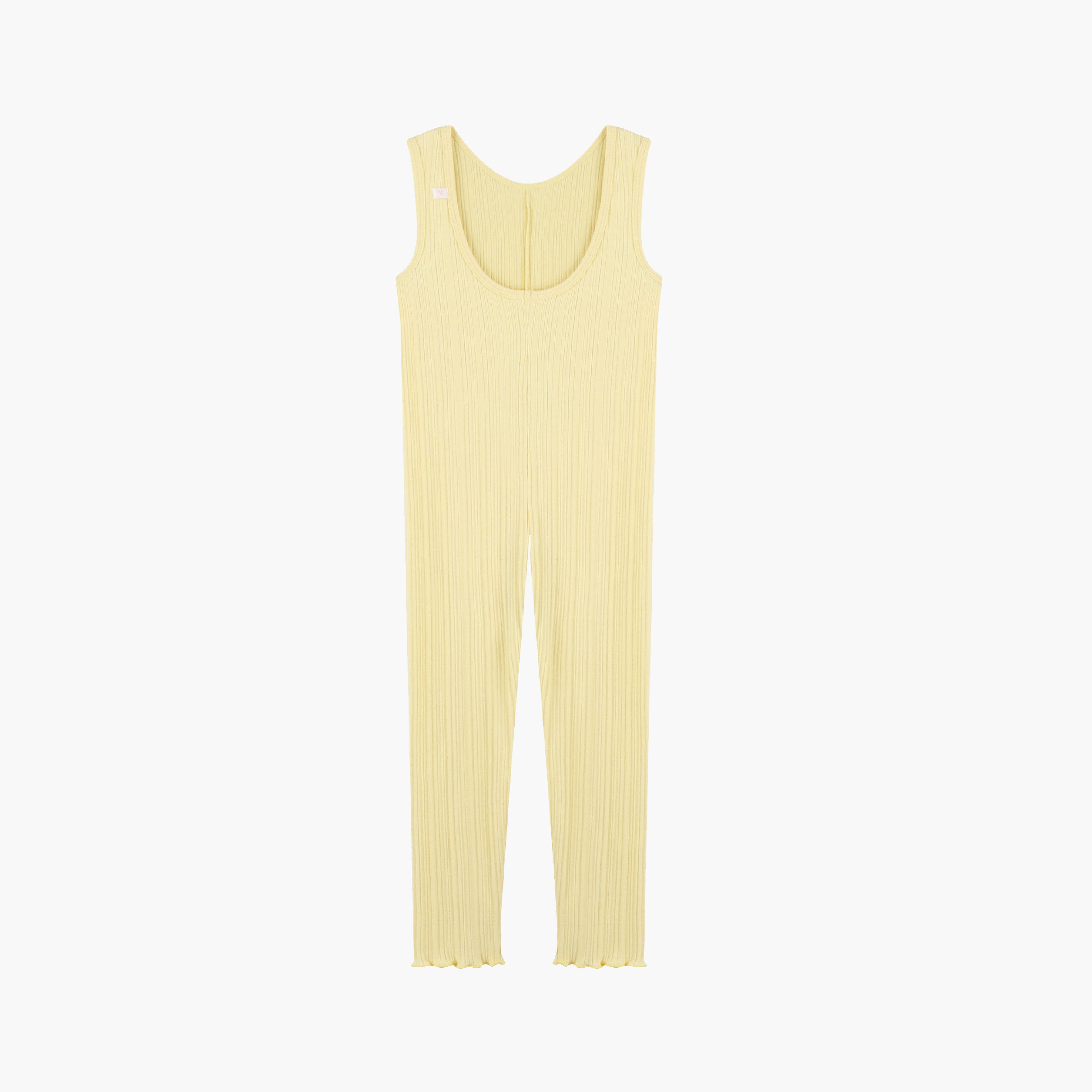 Girls Yellow Ballet Jumpsuit