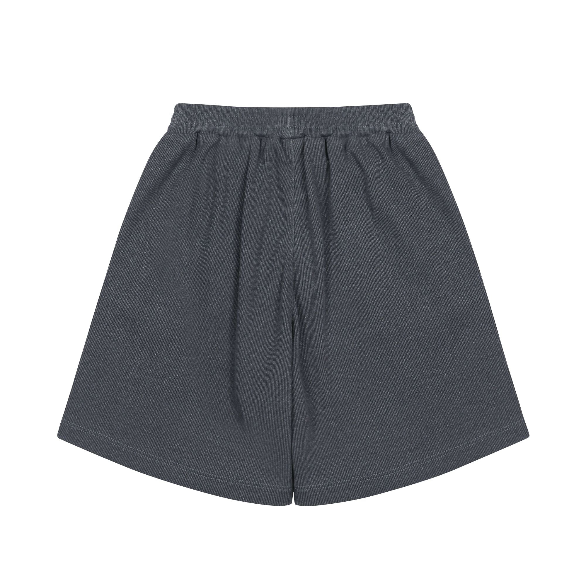Boys & Girls Charcoal Cotton Shorts