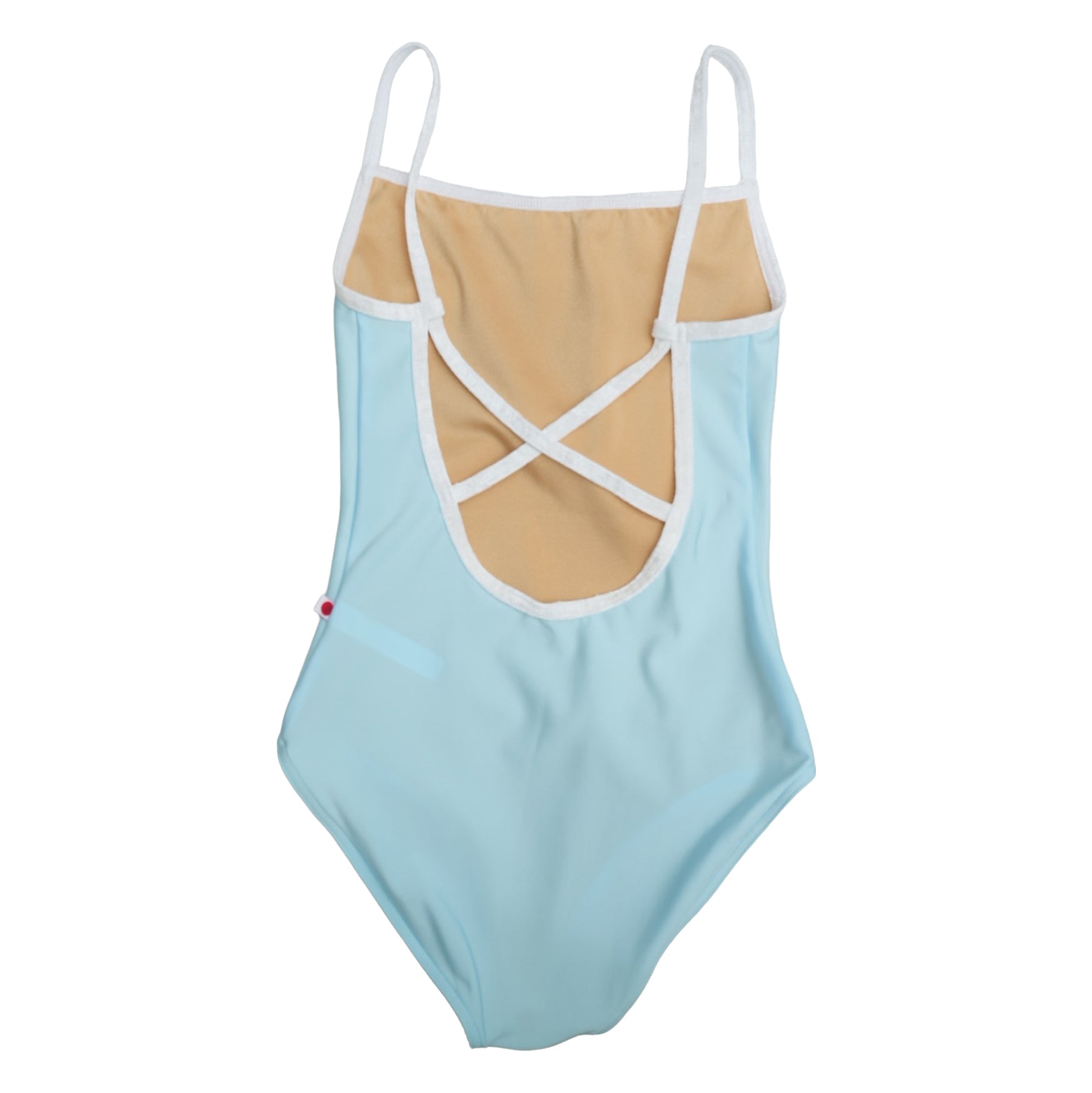 Girls Blue"Daniela/N-Mirror/CV-White"Ballet Onesies