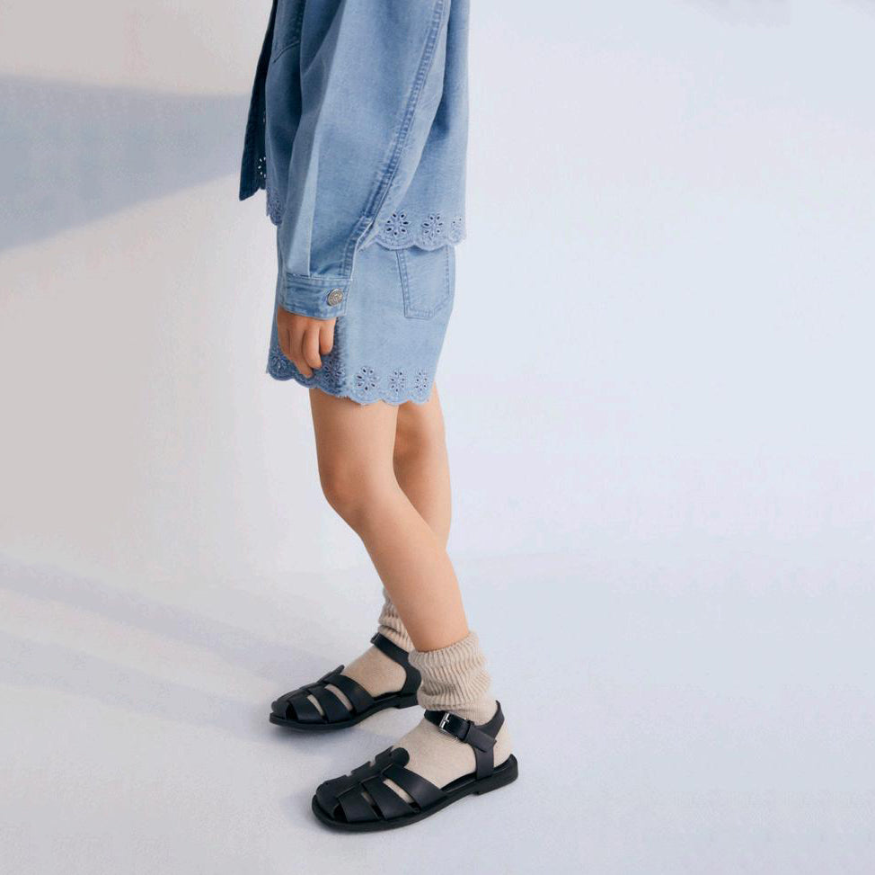 Girls Blue Denim Shorts