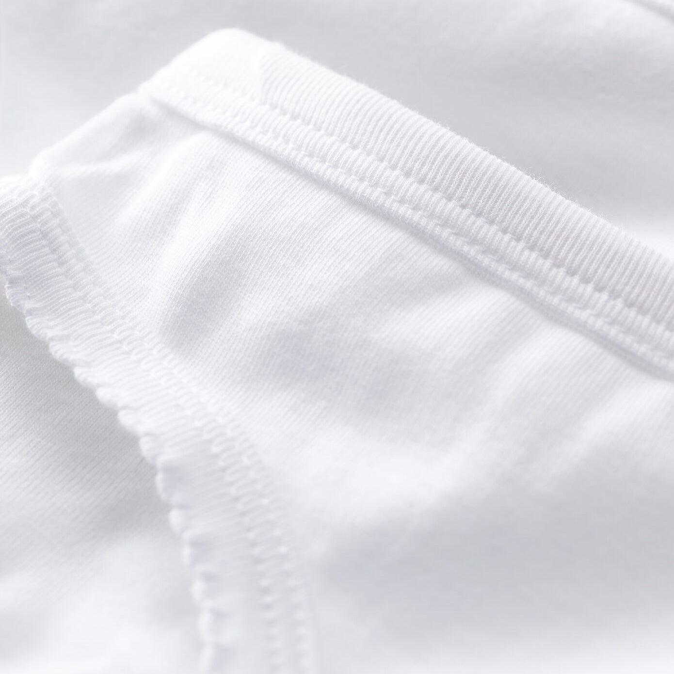 Girls White Cotton Underwear Set(2 Pack)