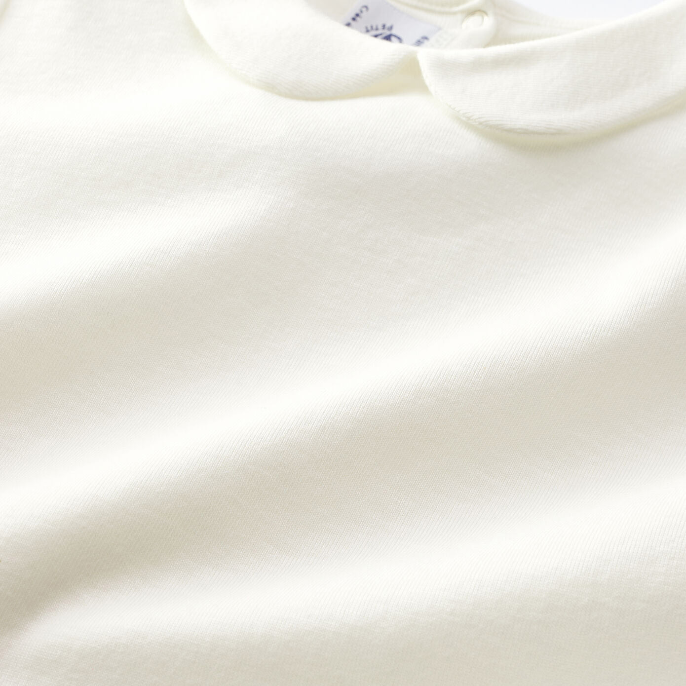 Girls White Cotton T-Shirt