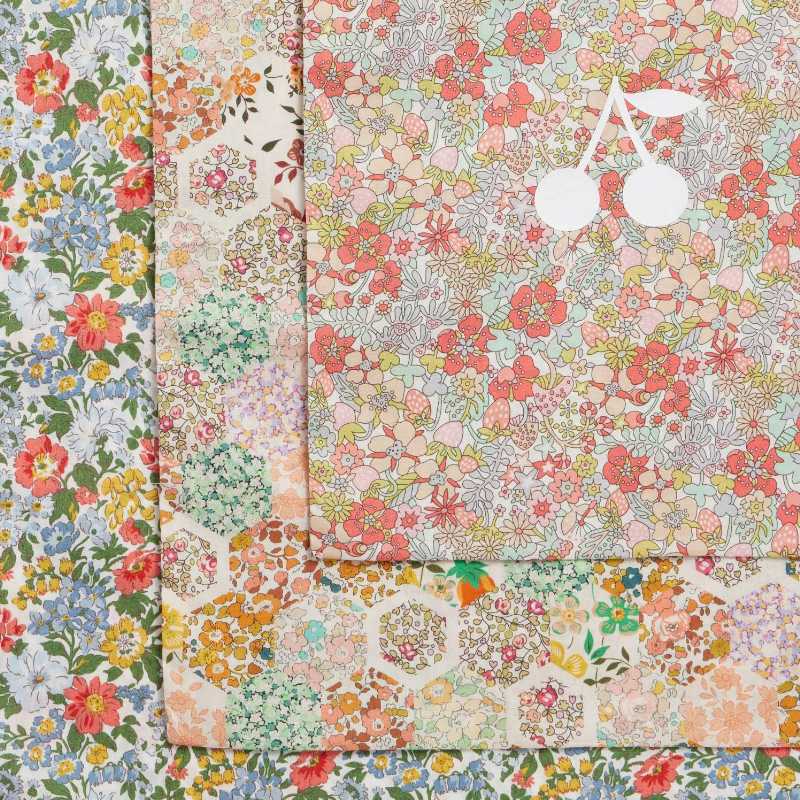 Multicolor Floral Pouches(3 Pack)
