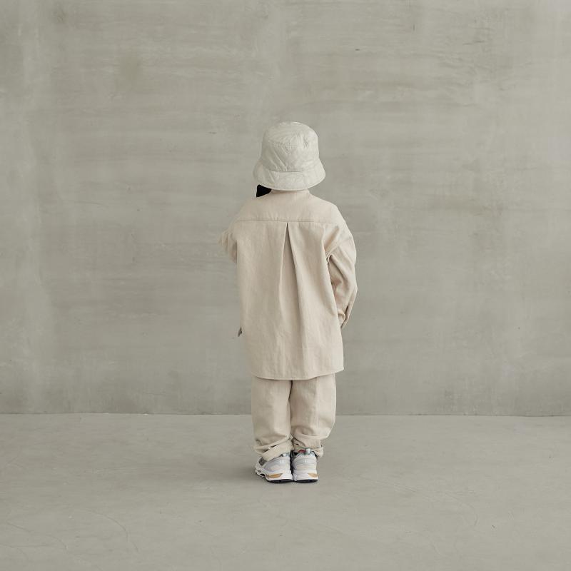 Boys & Girls White Cotton Shirt