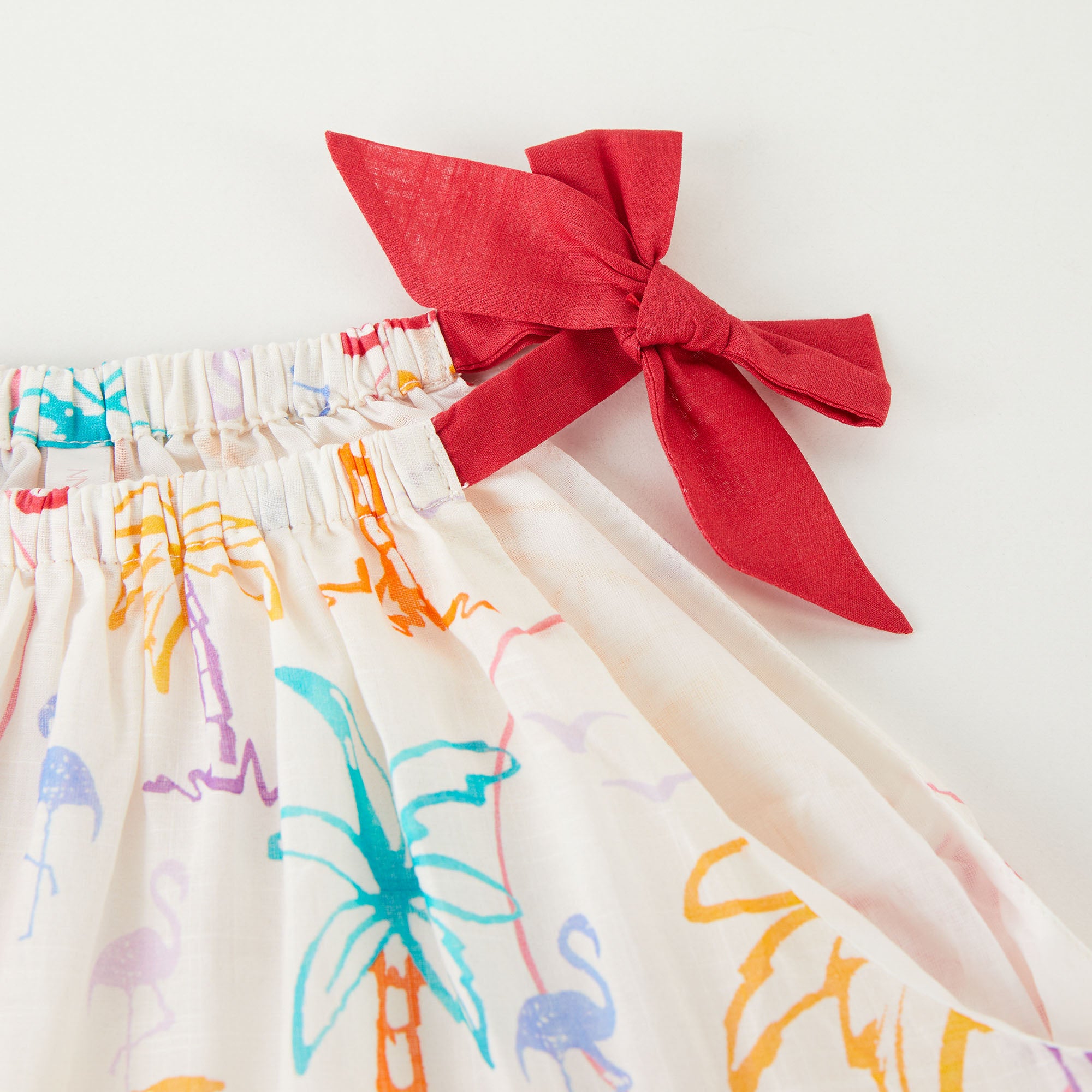 Girls Multicolor Cotton Dress