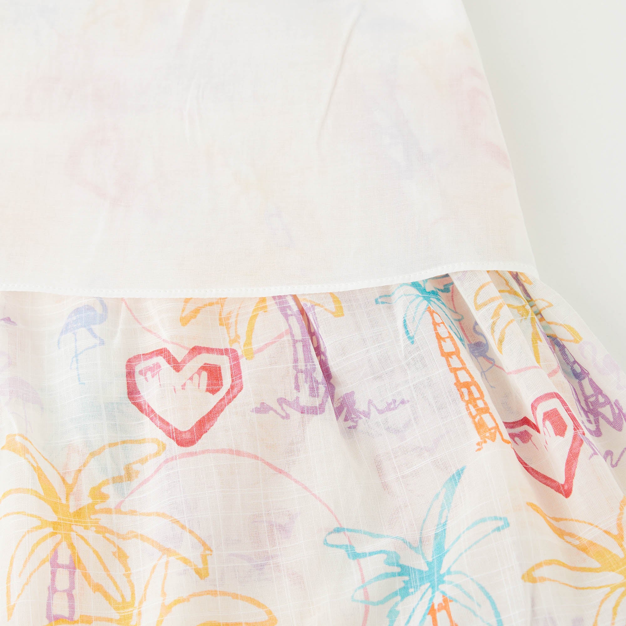Girls Multicolor Cotton Dress
