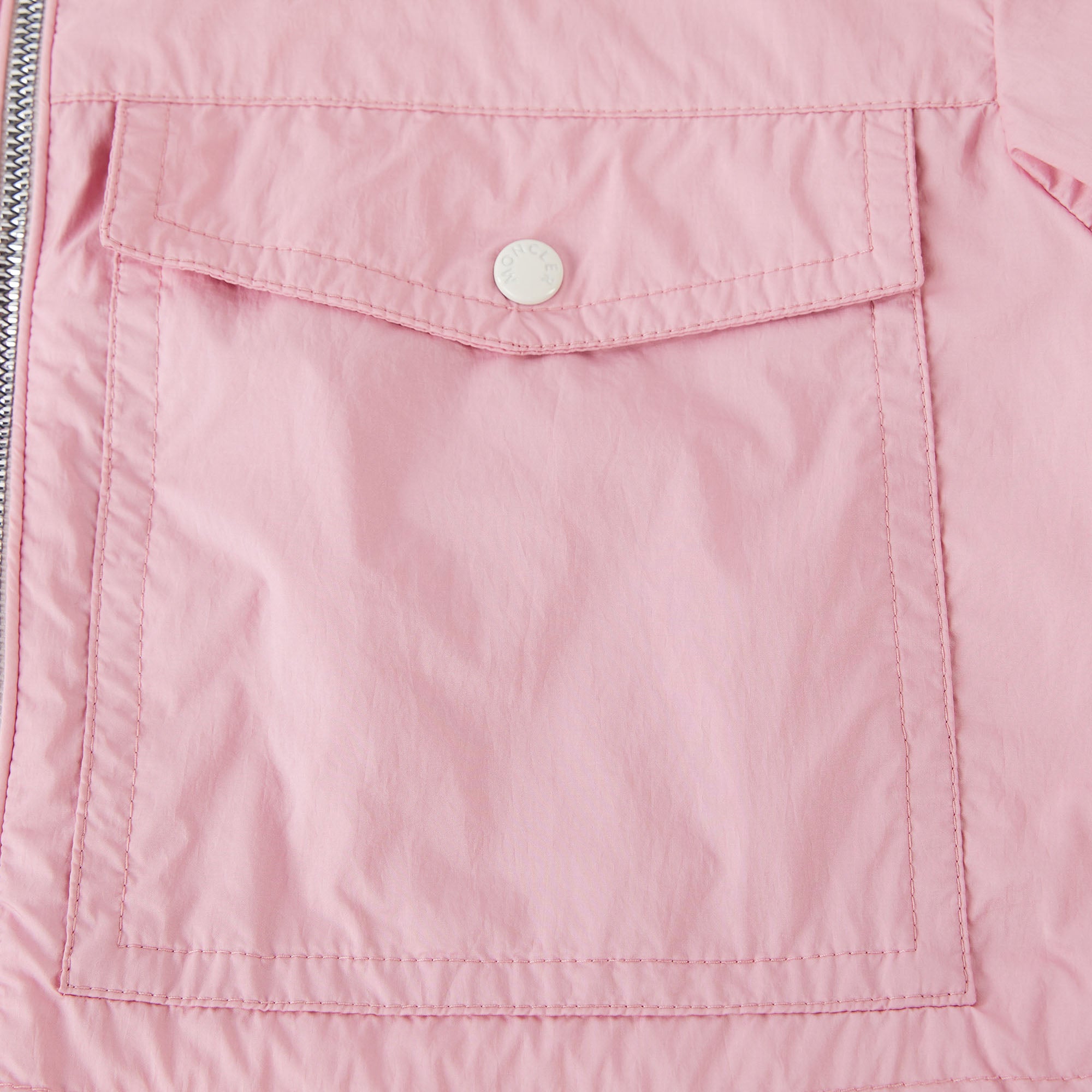 Girls Pink Zip-Up Jacket