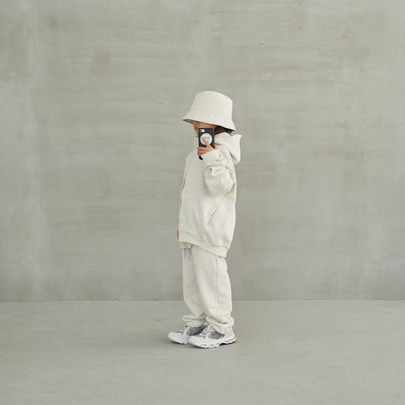 Boys & Girls Light Grey Cotton Trousers