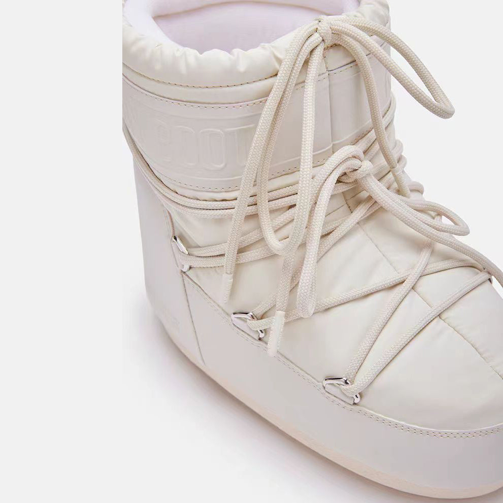 Adult White "ICON LOW" Boots