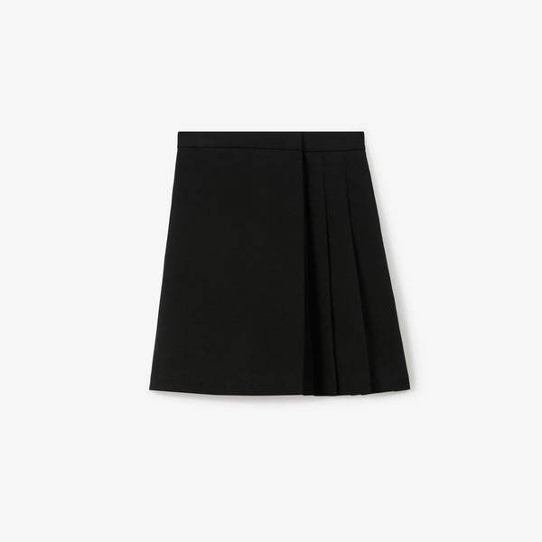 Girls Black Pleated Skirt