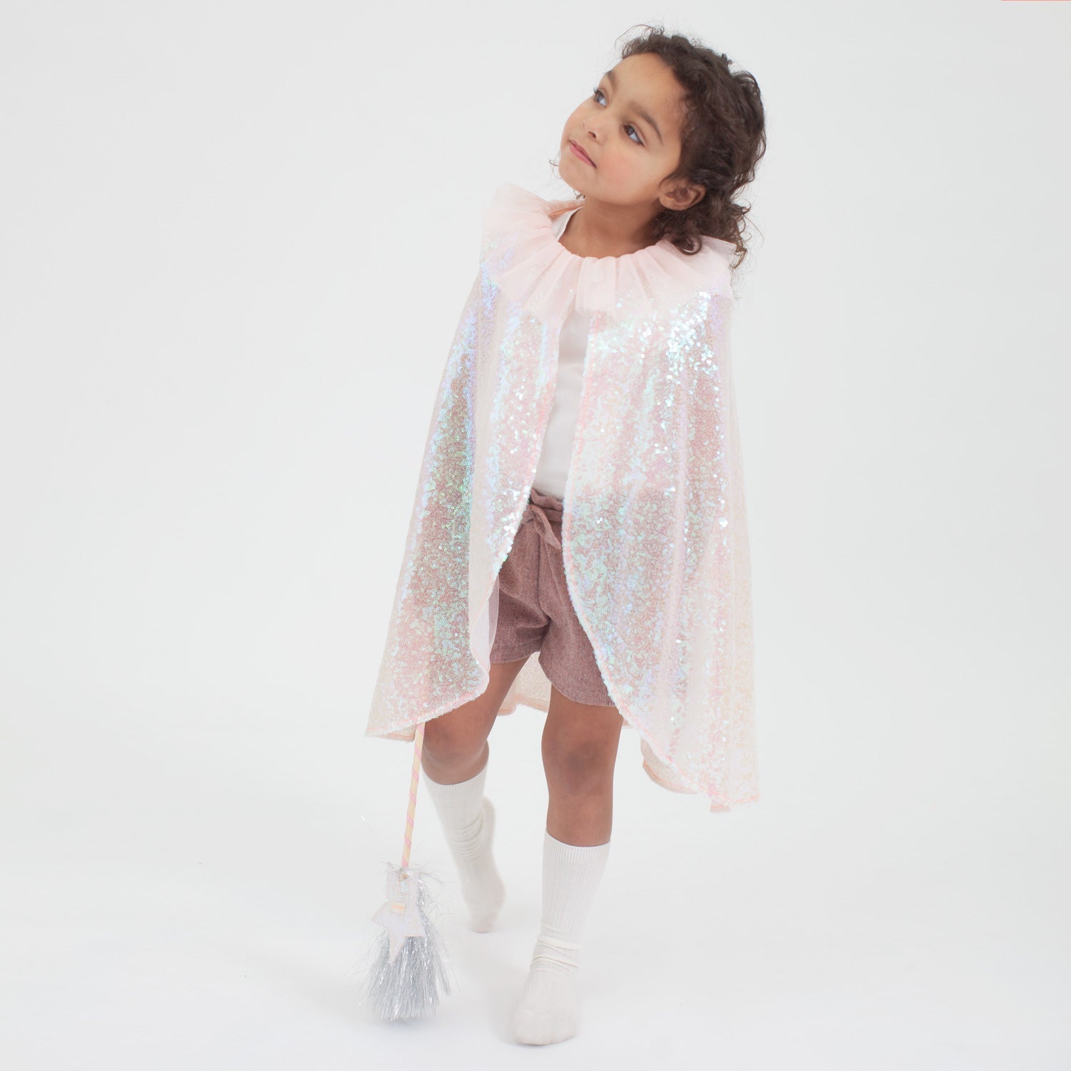 Sequin Cape Set