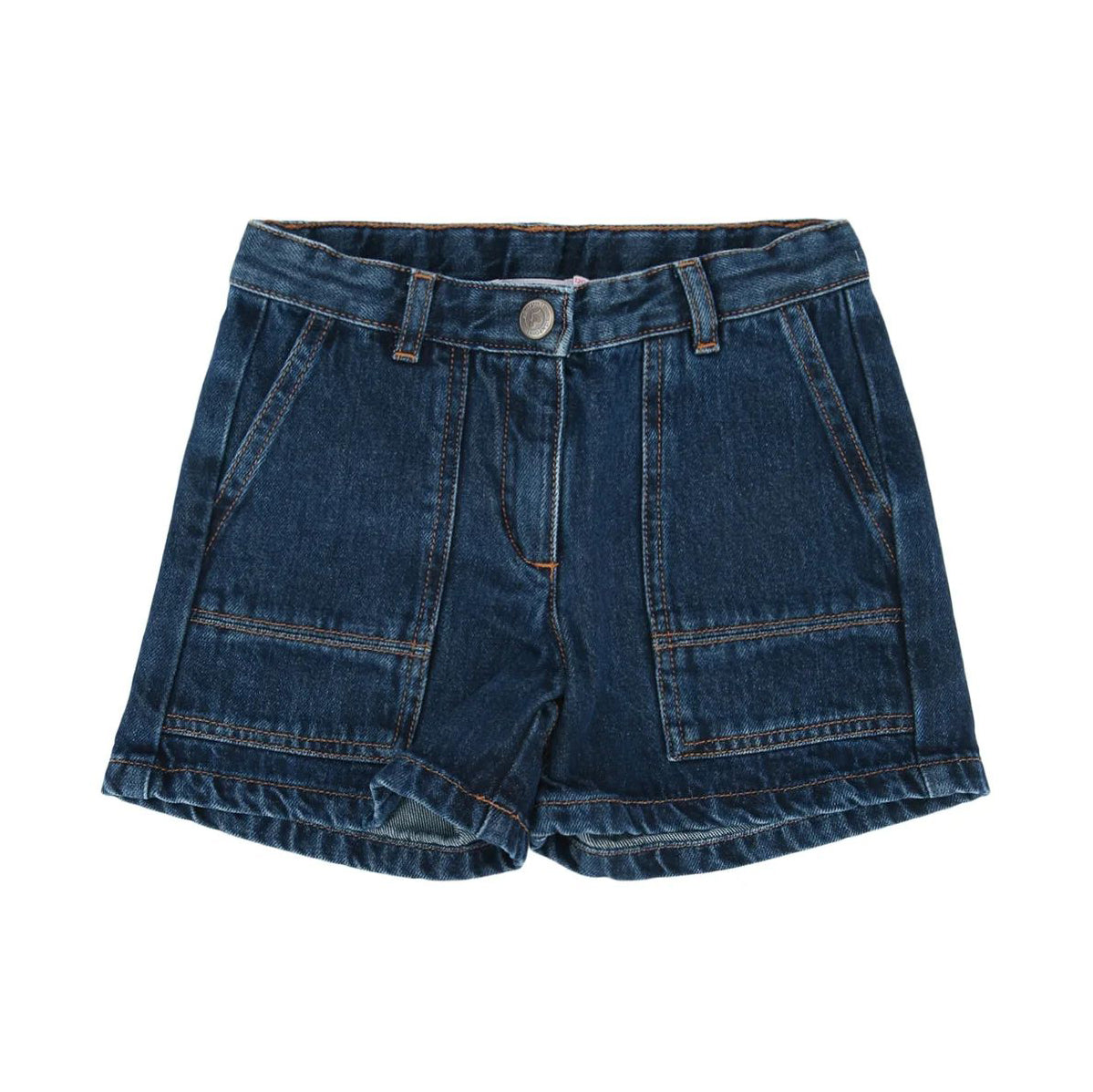 Girls Blue Denim Shorts