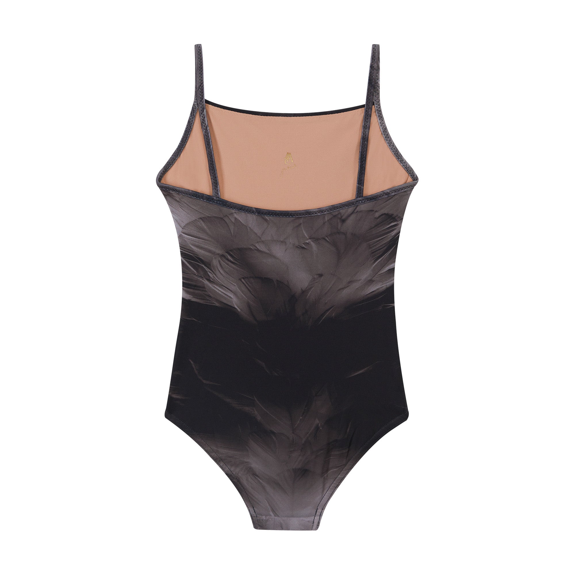 Girls Black Feather Ballet Onesies(J181LE01VL/black)