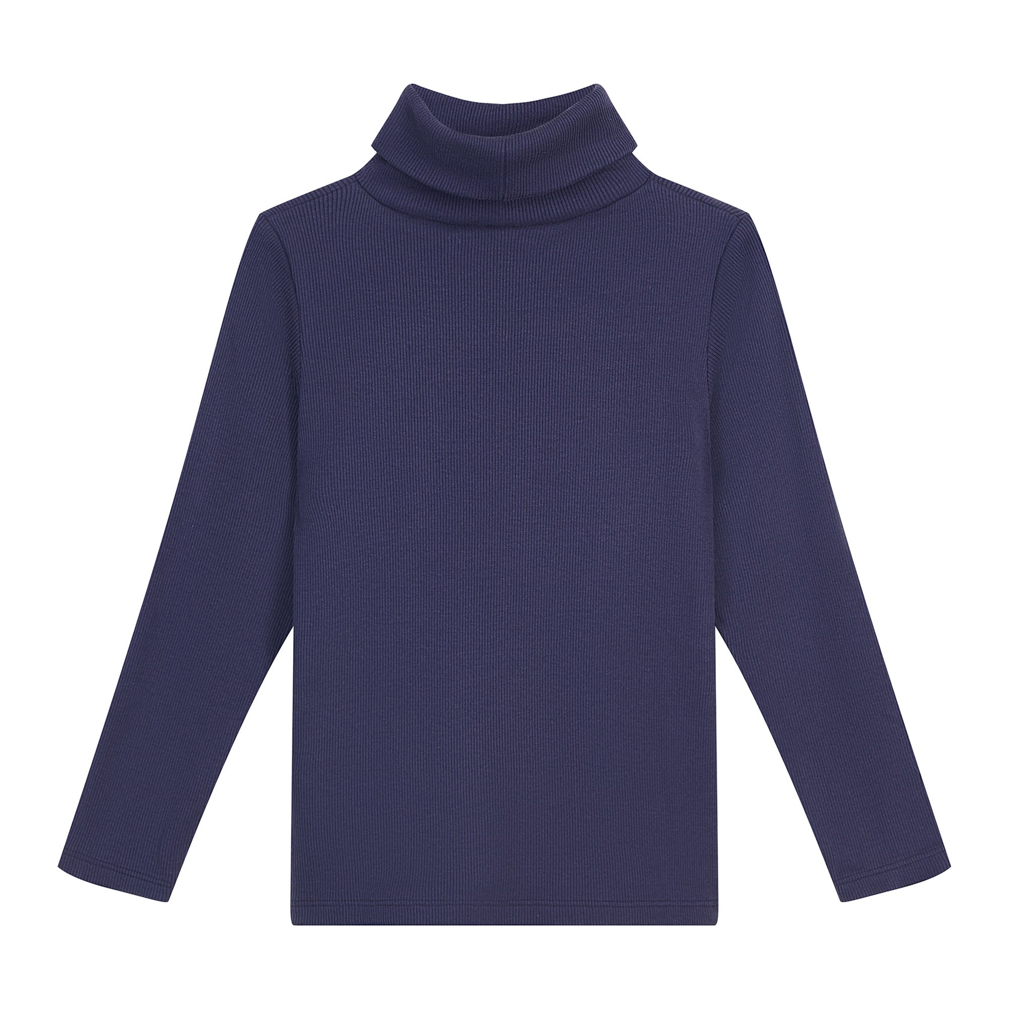 Girls Navy Cotton Top