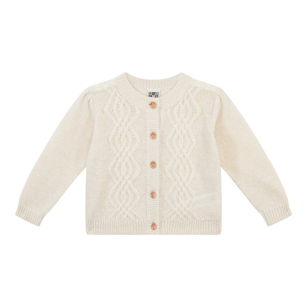 Girls White Cardigan