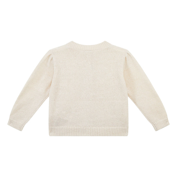 Girls White Cardigan