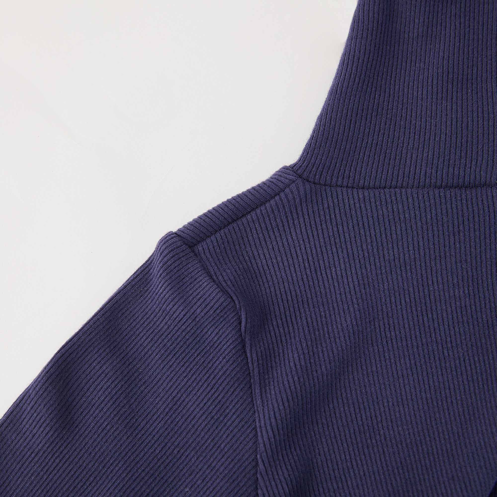 Girls Navy Cotton Top