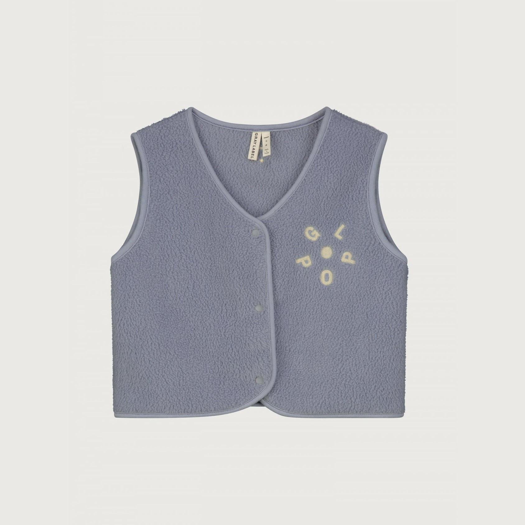 Boys & Girls Grey Blue Fleece Gilet