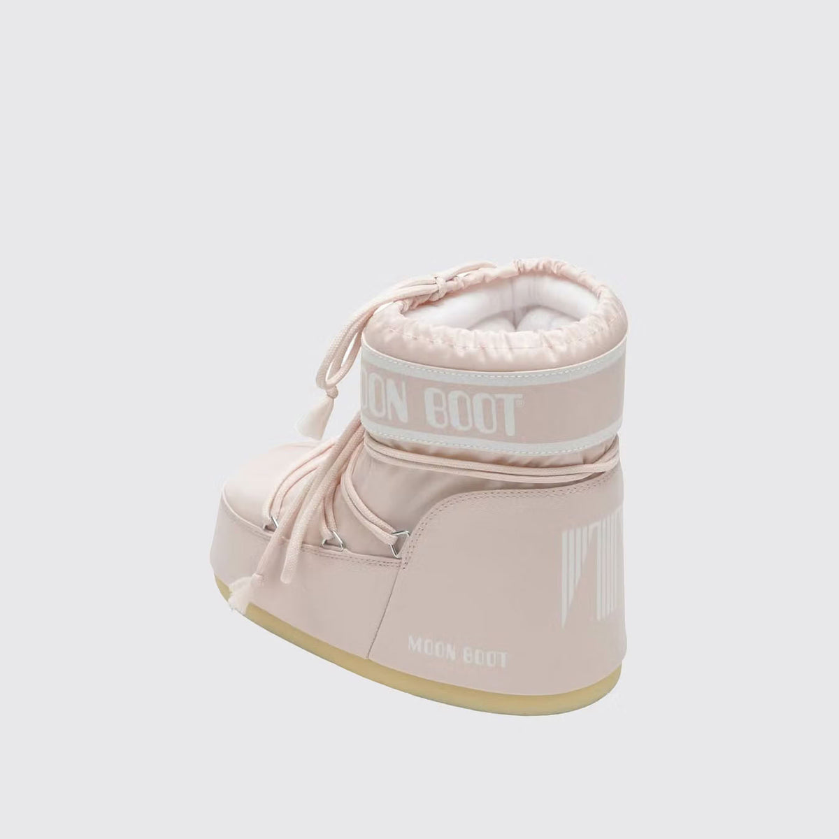 Women Dusty Pink "ICON LOW" Nylon Boots