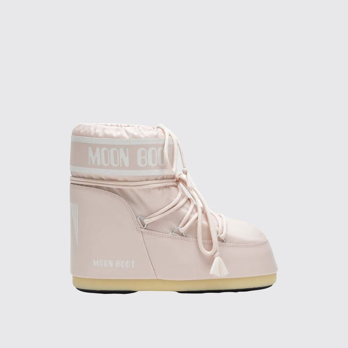 Women Dusty Pink "ICON LOW" Nylon Boots