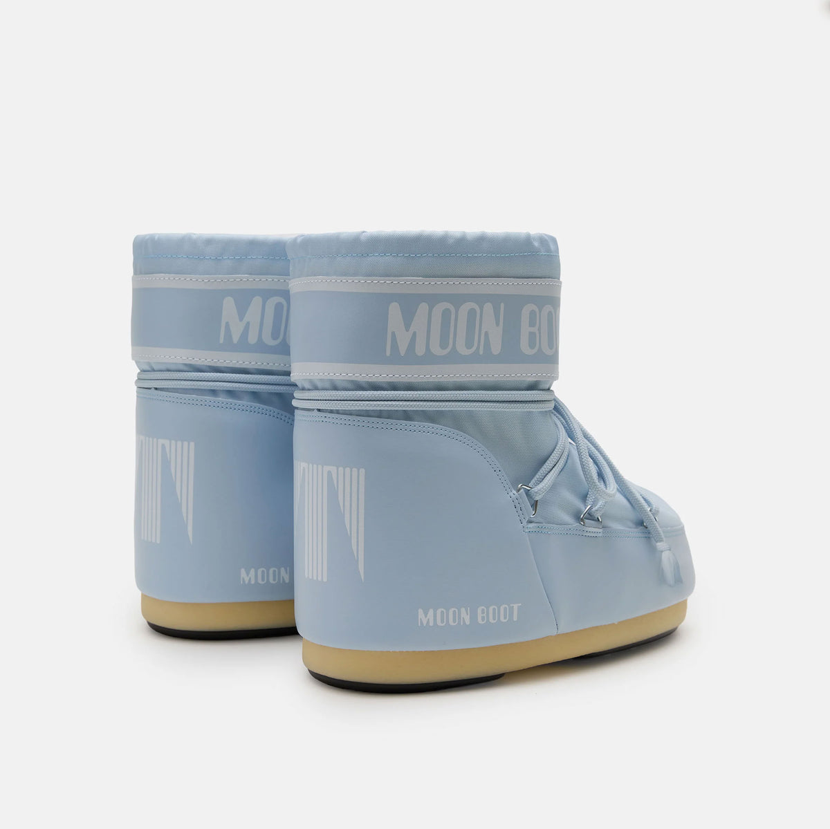 Women Light Blue "ICON LOW" Nylon Boots