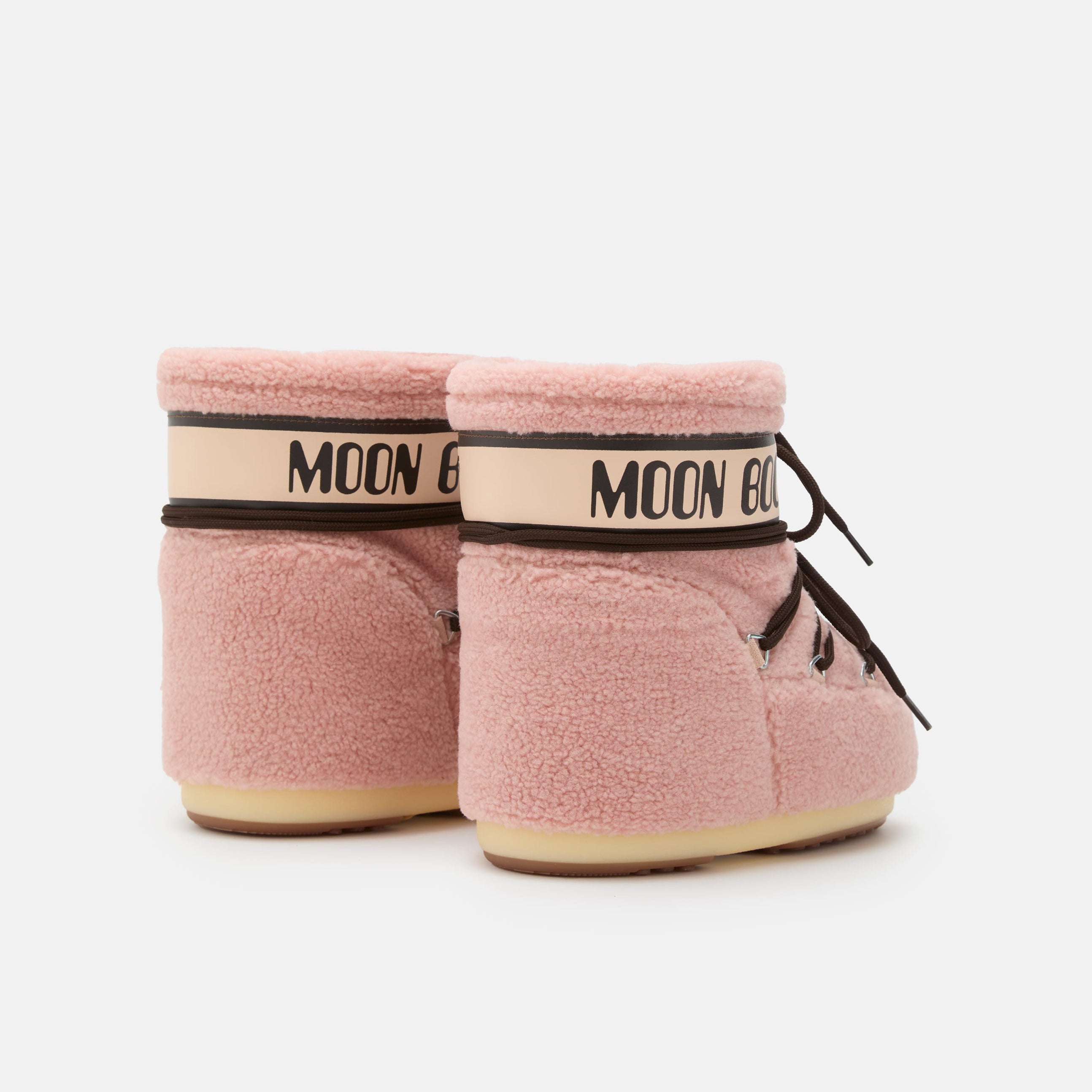 Women Pink "ICON LOW" Fleece Boots