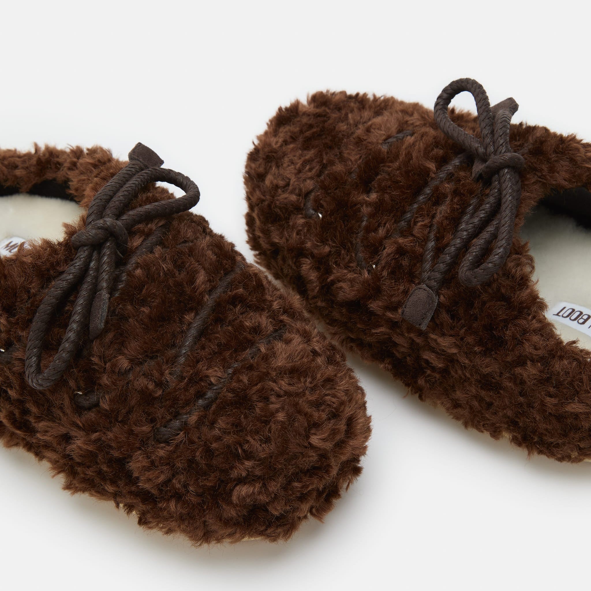 Women Dark Brown "EVX" Curly Shoes