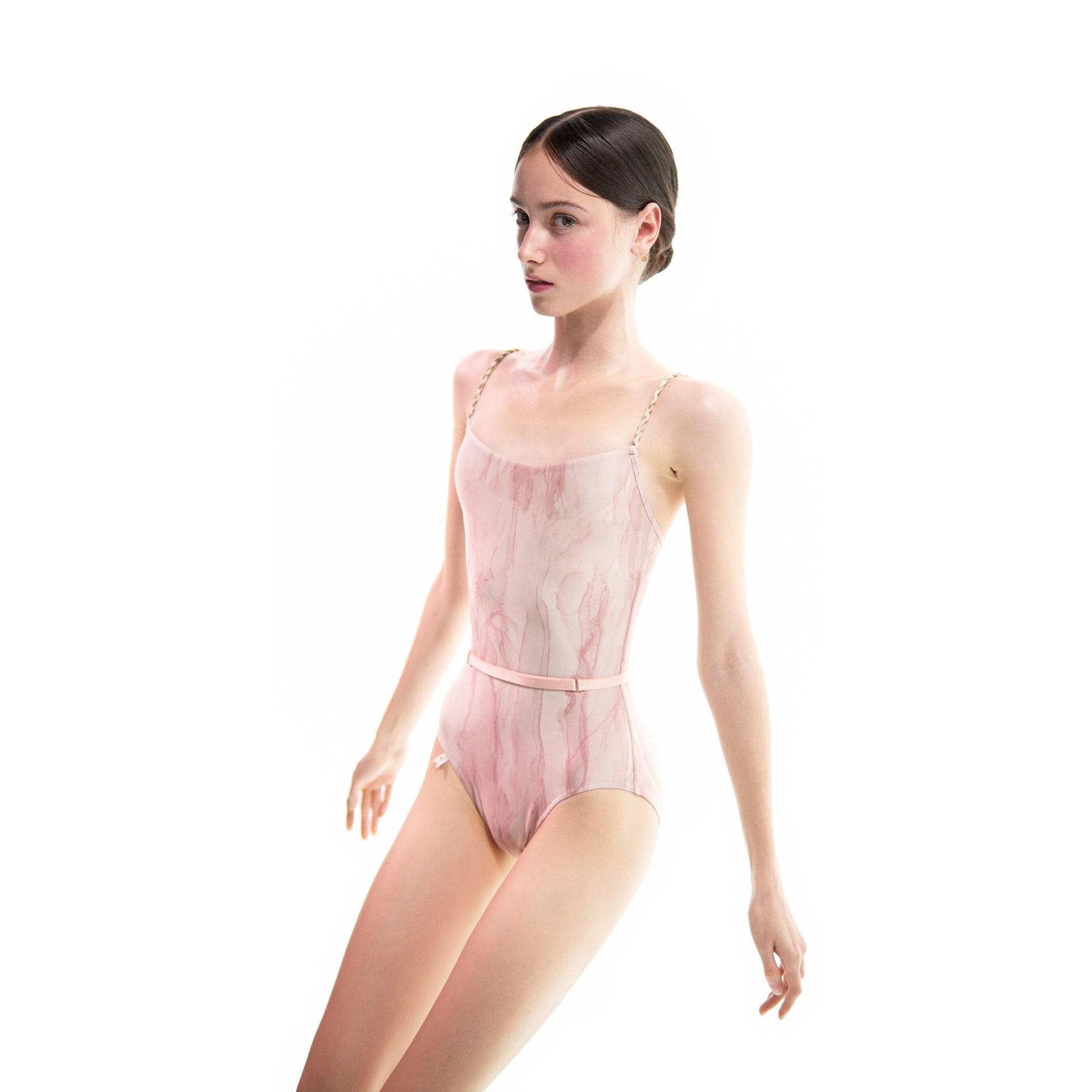 Girls Light Pink Ballet Onesies