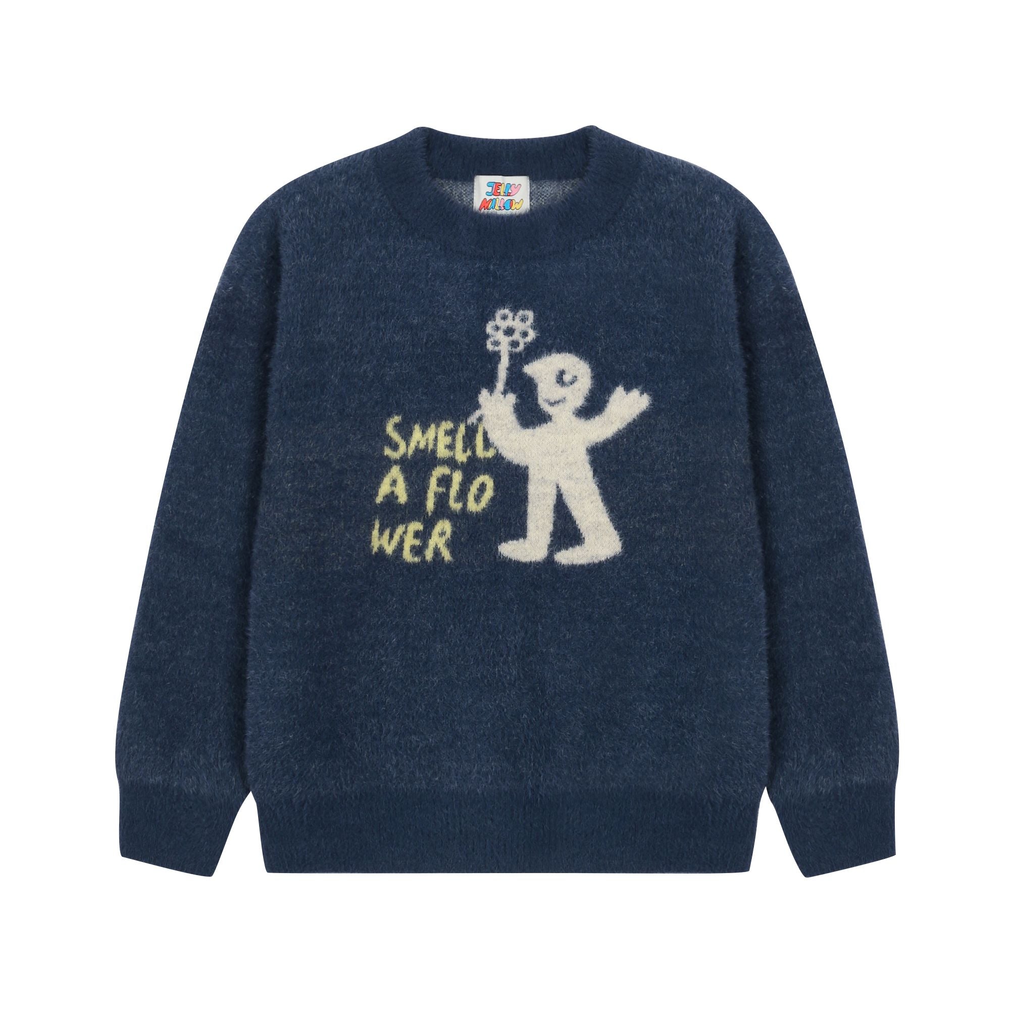 Boys & Girls Navy Jacquard Knit Sweater