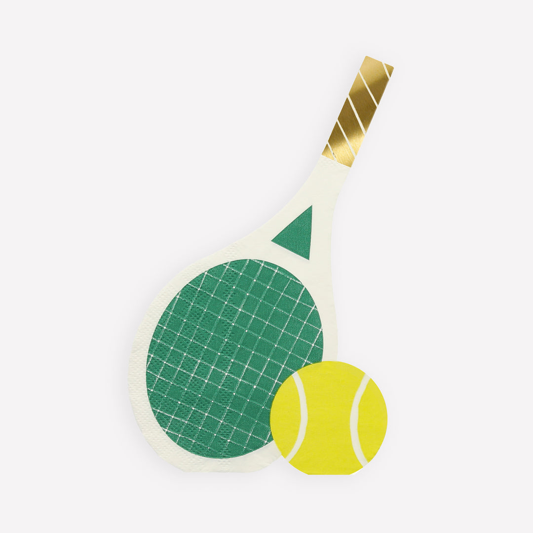 Tennis Napkins (x 16)