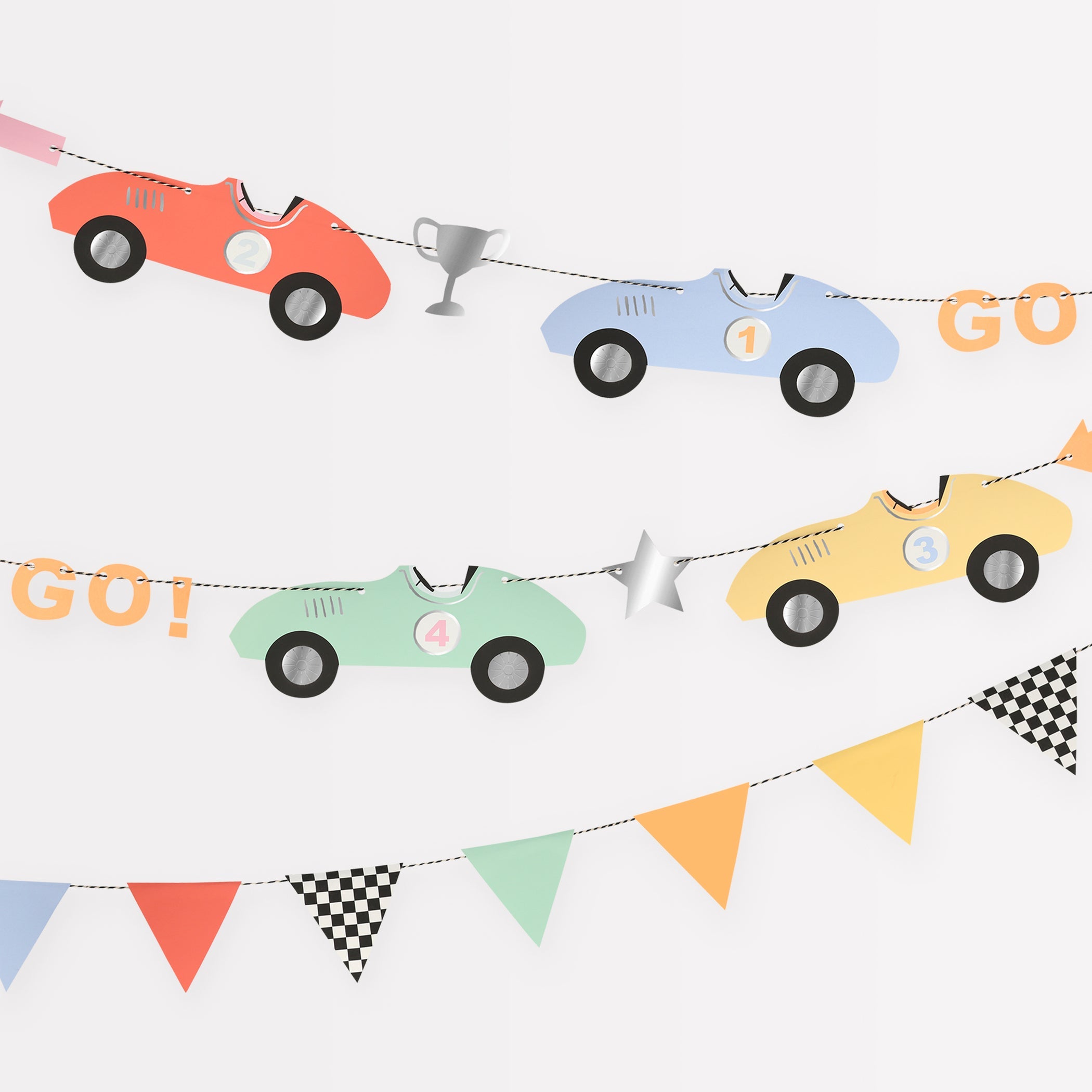 Race Cars Garland