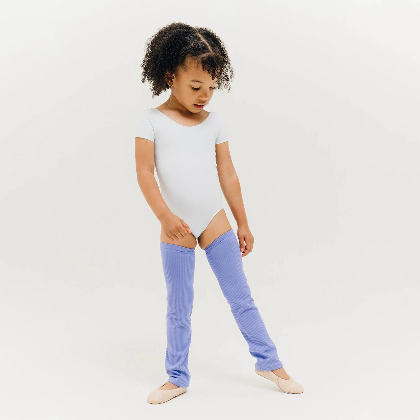 Boys & Girls Blue Ballet Warm Up Socks